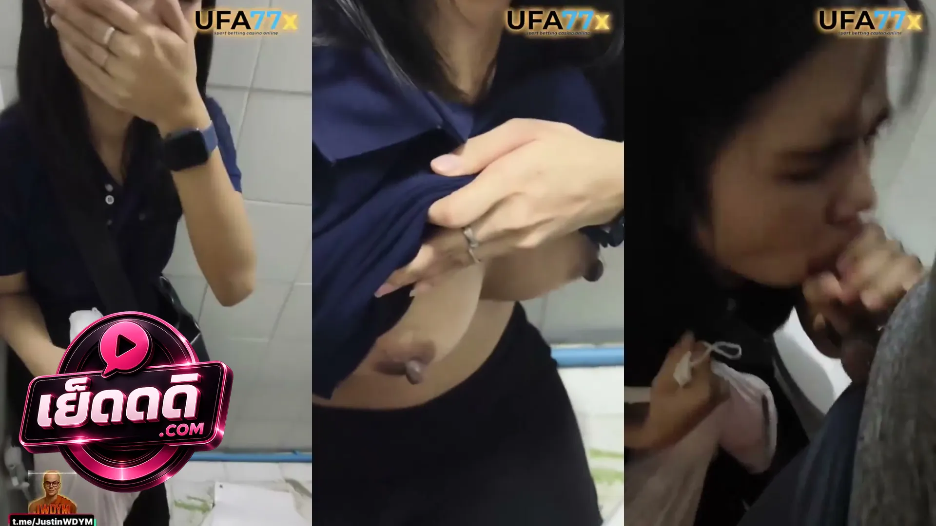 คลิปหลุดทางบ้าน ไอ้แบงค์ตามทวงหนี้ไม่ได้เงินจับโม๊กควยขัดดอก